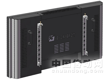 中達電通新型模塊化箱體及安裝的LCD液晶顯示單元