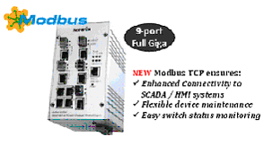 Korenix工業(yè)全千兆以太網(wǎng)交換機(jī)新支持Modbus TCP及中文化操作界面